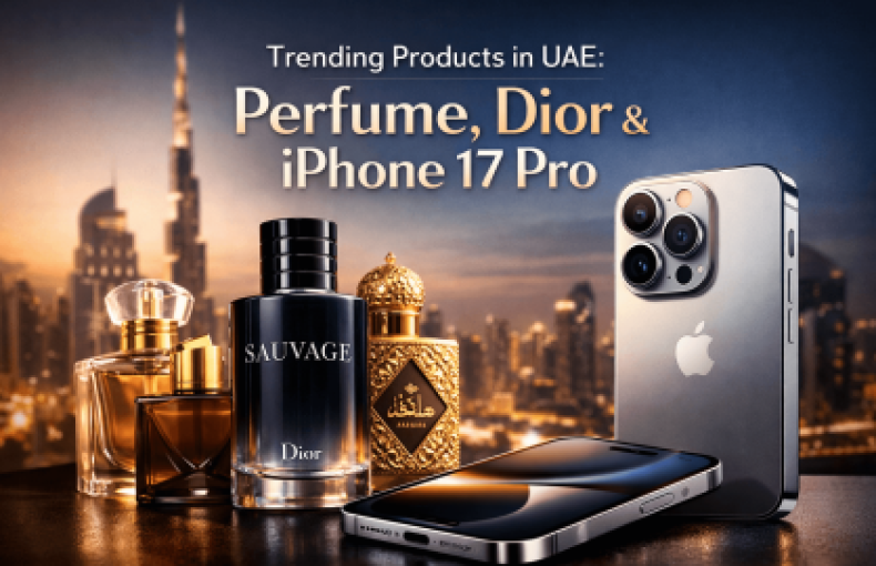 Trending Products in UAE: Perfume, Lattafa Khamra Qahwa, Afnan 9pm Rebel, Dior & iPhone 17 Pro