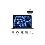 New 2026 MacBook Air MDHE4 13 Inch Display | M5 Air 8-Core CPU 10-Core GPU | 16GB RAM | 512GB SSD | macOS | English Keyboard | Midnight