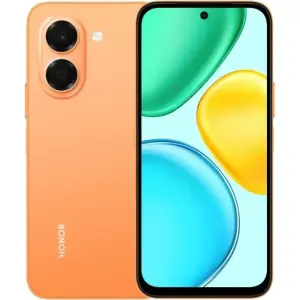Honor X7e Dual SIM 4G Smartphone (6GB RAM, 256GB Storage, Sunrise Orange) – Middle East Version